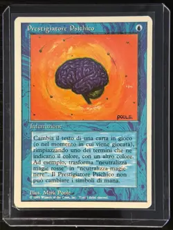 Magic MTG Italian Revised Sleight of Mind Artist Proof Near Mint Only 50 Exist! - Image 3