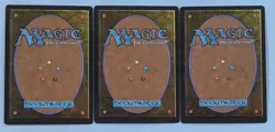 Magic the Gathering 3 FORESTS 4th Edition 1996 Black Border Japanese LP - Image 2