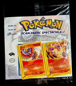 2002 Pokemon Scan-Tastic Spectacular Promo Set Ho-oh and Rapidash Trading Cards - Image 1