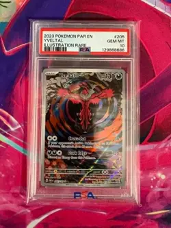 Yveltal 205/182 Paradox Rift PSA Graded 10 Pokemon TCG - Image 1