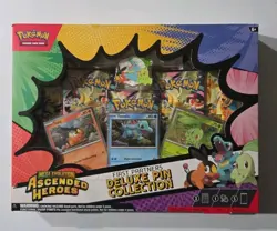 Pokemon TCG Mega Evolution Ascended Heroes: Deluxe Pin Box, Blister, Tin, Bundle - Image 2
