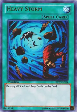 Lightly Played Heavy Storm - LCJW-EN284 - Ultra Rare - 1st Edition - YuGiOh - Image 1