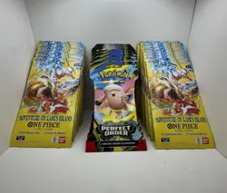 Bandai One Piece & Pokemon Booster Packs Adventure Kami 15+ Mega Evolution 7+1UU - Image 1