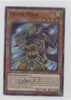 Yellow Ninja 1st Ed. YuGiOh Shadows in Valhalla #SHVA-EN012 - Image 1