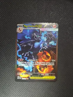 Pokemon TCG Phantasmal Flames Mega Charizard X ex 125/094 SIR - NM/M - Image 1