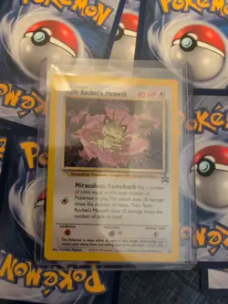 Pokemon - Team Rocket's Meowth - Non Holo - 18 - Black Star Promo Card - Image 1