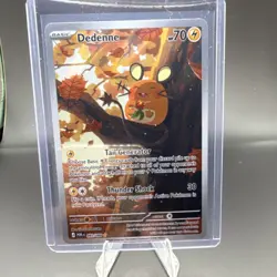 Pokemon Dedenne 093/088 POR Illustration Rare Full Art Holo Basic 70 HP - Image 1