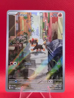 LITLEO 139/132 ILLUSTRATION RARE MEGA EVOLUTION POKEMON NM/M LITLEO - Image 1