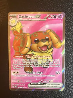 Pokemon TCG Dachsbun ex 160/142 Stellar Crown - Image 1
