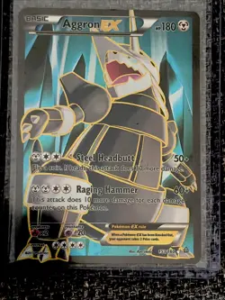 Pokemon Aggron EX (153 Full Art) 153/160 XY - Primal Clash Holo - Image 1
