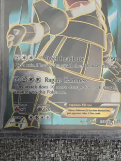 Pokemon Aggron EX (153 Full Art) 153/160 XY - Primal Clash Holo - Image 3