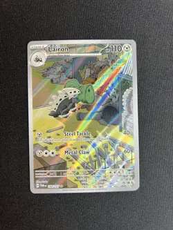 2024 POKEMON TWILIGHT MASQUERADE LAIRON 184/167 ILLUSTRATION RARE NM - Image 1