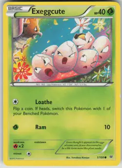 Pokemon TCG Exeggcute Common XY - Roaring Skies 1/108 - Image 1