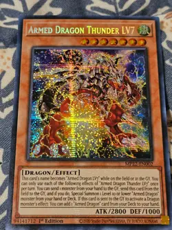 Armed Dragon Thunder LV7 Prismatic Secret Rare - MP22-EN002 - Yugioh - Image 2