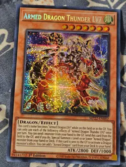 Armed Dragon Thunder LV7 Prismatic Secret Rare - MP22-EN002 - Yugioh - Image 3