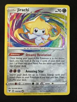 Jirachi 119/185 Swsh04: Vivid Voltage Holo Pokemon MJ - Image 1