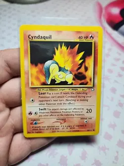 Cyndaquil Neo Genesis 56 Regular Unlimited Common Pokemon LP - Image 1
