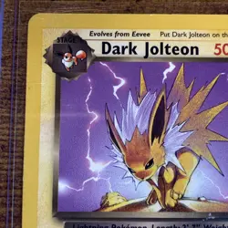 Pokemon: Dark Jolteon 38/82 Team Rocket LP 1999-2000 Top Loader Included - Image 2