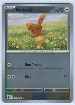 (2) Lot of 2025 Pokemon Reverse Holo BUNEARY 083/094 L366 - Image 2