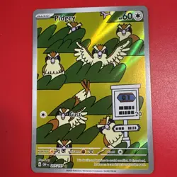 Pokemon TCG Pidgey 207/197 SV03: Obsidian Flames Illustration Rare Holo M/NM🔥 - Image 1