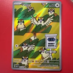 Pokemon TCG Pidgey 207/197 SV03: Obsidian Flames Illustration Rare Holo M/NM🔥 - Image 2