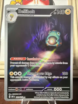 Pokemon TCG Bellibolt Illustration Rare Holo 201/197 Obsidian Flames - Image 1