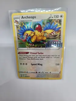 Pokemon TCG Archeops SWSH272 Silver Tempest Stamped Holo Black Star Promo NM - Image 2