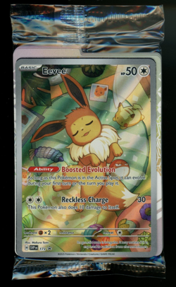 Pokemon Prismatic Evolutions - Eevee SVPEN 173 Black Star Promo - SEALED - Image 1