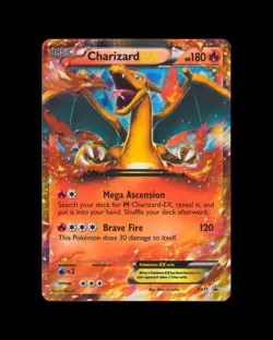 2X - Black Star Promo CHARIZARD EX #XY17 - POKEMON XY - Image 2