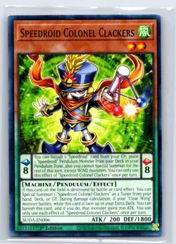 Speedroid Colonel Clackers Common Supreme Darkness SUDA-EN006 LP - Image 1