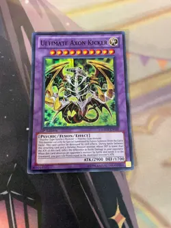 YUGIOH - ULTIMATE AXON KICKER - SUPER RARE - DREV - 1ST ED - LP - Image 1
