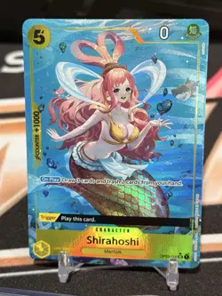 2024 One Piece TCG English PRB-01 OP03-116 Shirahoshi Alt Art Mint/NM - Image 1