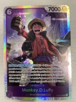 One Piece ST26-005 Monkey.D.Luffy Super Rare - Image 1