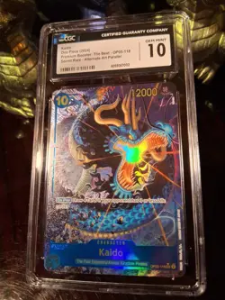 ✨2024 One Piece PRB 01 KAIDO OP05-118 Secret Rare Alt Art CGC / PSA 10✨ - Image 1
