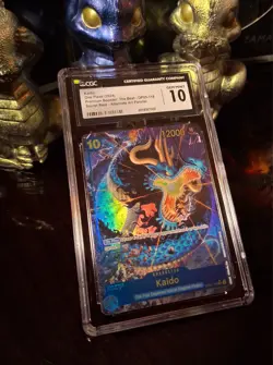 ✨2024 One Piece PRB 01 KAIDO OP05-118 Secret Rare Alt Art CGC / PSA 10✨ - Image 3