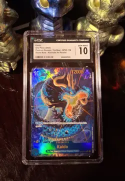 ✨2024 One Piece PRB 01 KAIDO OP05-118 Secret Rare Alt Art CGC / PSA 10✨ - Image 4