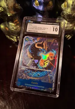 ✨2024 One Piece PRB 01 KAIDO OP05-118 Secret Rare Alt Art CGC / PSA 10✨ - Image 5