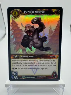 World of Warcraft TCG Foil Promo War of the Ancients Furious George - Image 1