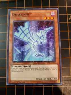 Draconnet SP18-EN006 Starfoil Rare 1st Ed. YuGiOh! TCG NM With Top Loader - Image 2