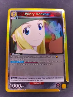 Union Arena Fullmetal Alchemist Winry Rockbell UE09BT/FMA-1-008 R Foil - NM - Image 1