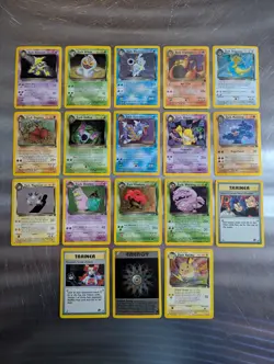 Complete Team Rocket Pokemon Card Set Holos WOTC 83/82 2000 Destined Rivals - Image 1