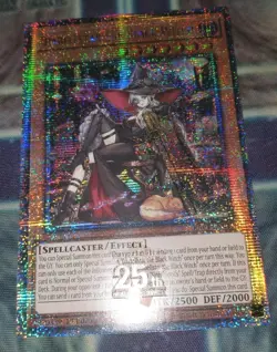 Yugioh Diabellstar the Black Witch (Alt Art) Quarter Century Rare RA04 - Image 3