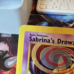 Sabrina's Drowzee 092/132 Gym Heroes Unlimited Common Vintage TCG Pokemon Card - Image 3