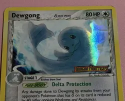 Pokemon Card - Dewgong Dragon Frontiers 15/101 Rare Reverse Holo Stamped MP - Image 2