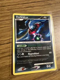 Pokemon Darkrai DP52 Holo Promo Swirl LP Rare 2009 Diamond & Pearl Card - Image 1
