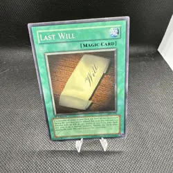 Near Mint Last Will - SDY-039 - Common - 1st Edition - YuGiOh - Image 1