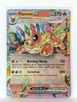 NM/M - Flareon ex - 014/131 - Holo - Prismatic Evolutions - Pokemon Card TCG - Image 1