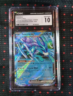 Pokemon TCG Suicune EX Classic Collection Trading Card 010/034 CGC 10 - Image 1