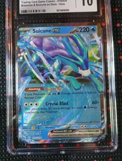 Pokemon TCG Suicune EX Classic Collection Trading Card 010/034 CGC 10 - Image 3