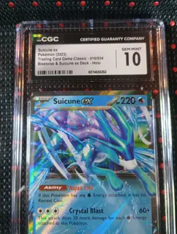 Pokemon TCG Suicune EX Classic Collection Trading Card 010/034 CGC 10 - Image 4